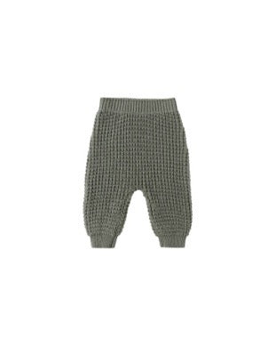 Chunky Knit Sweater Jogger - Forest