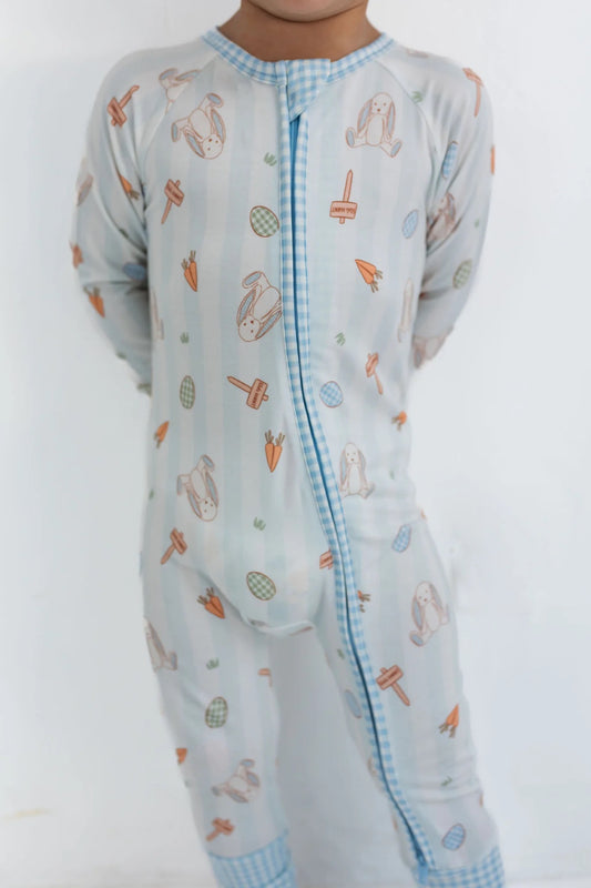 Oliver Rabit Zipper Romper