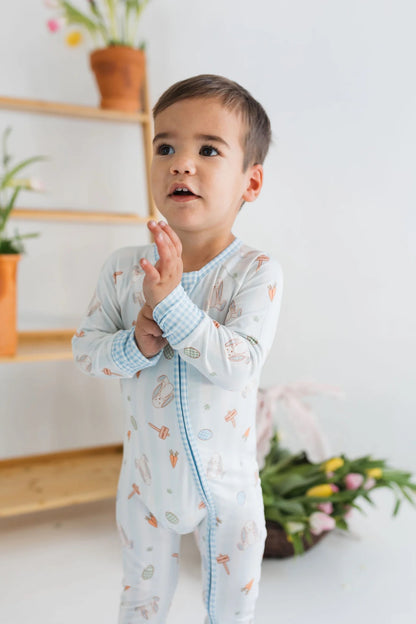 Oliver Rabit Zipper Romper