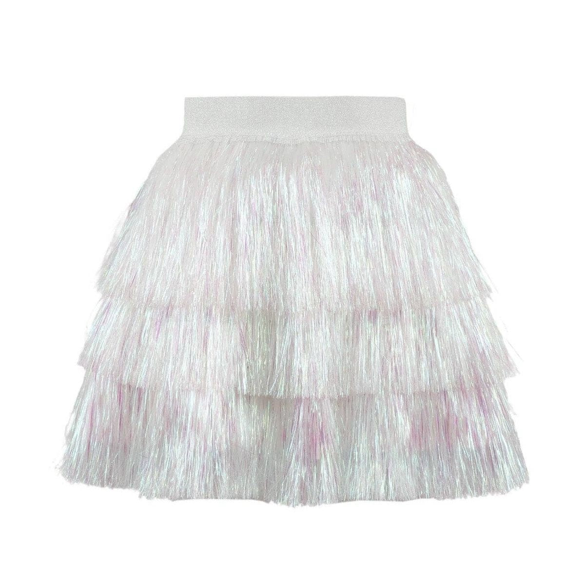 Snow Shimmer Tinsel Skort