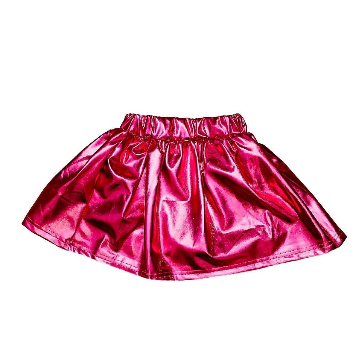 Hot Pink Metallic Skirt