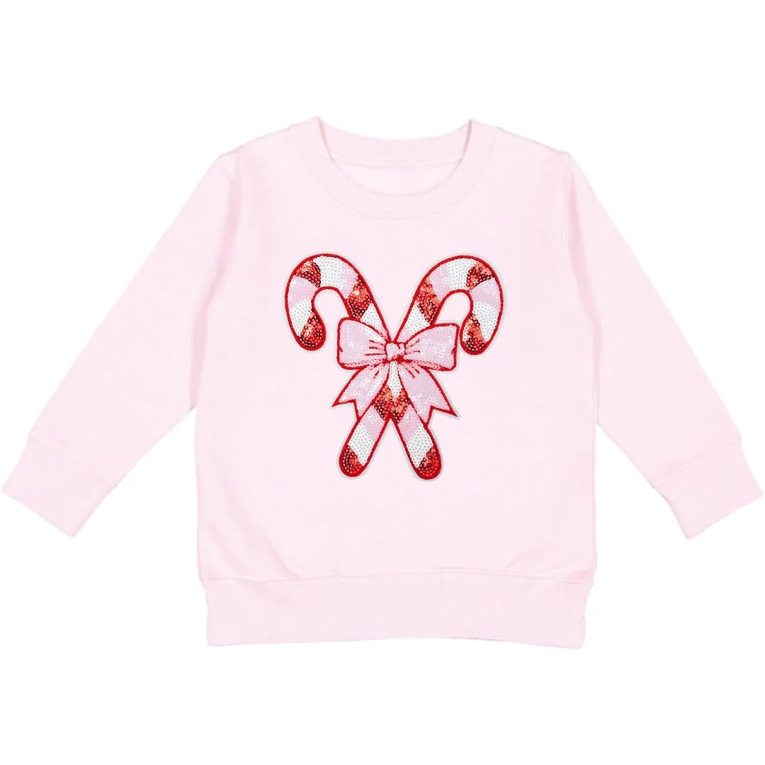 Candy Cane Patch Sweatshirt