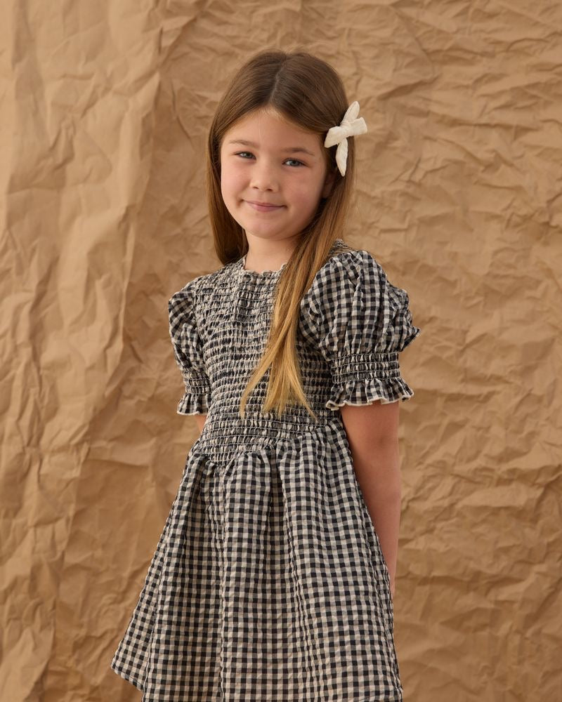 Louise Dress - Black Check