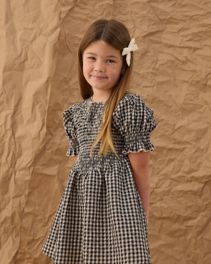 Louise Dress - Black Check
