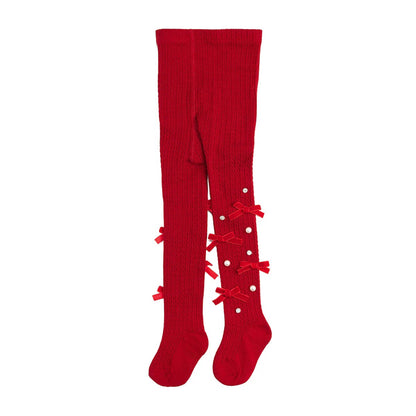 Ruby Red Bedazzled Tights