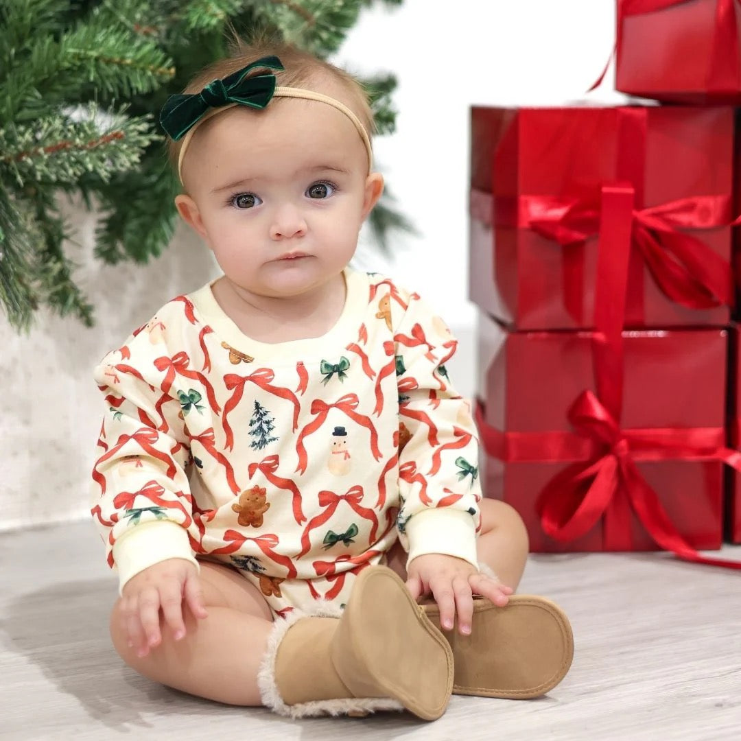Christmas Cutie Long Sleeve Onesie