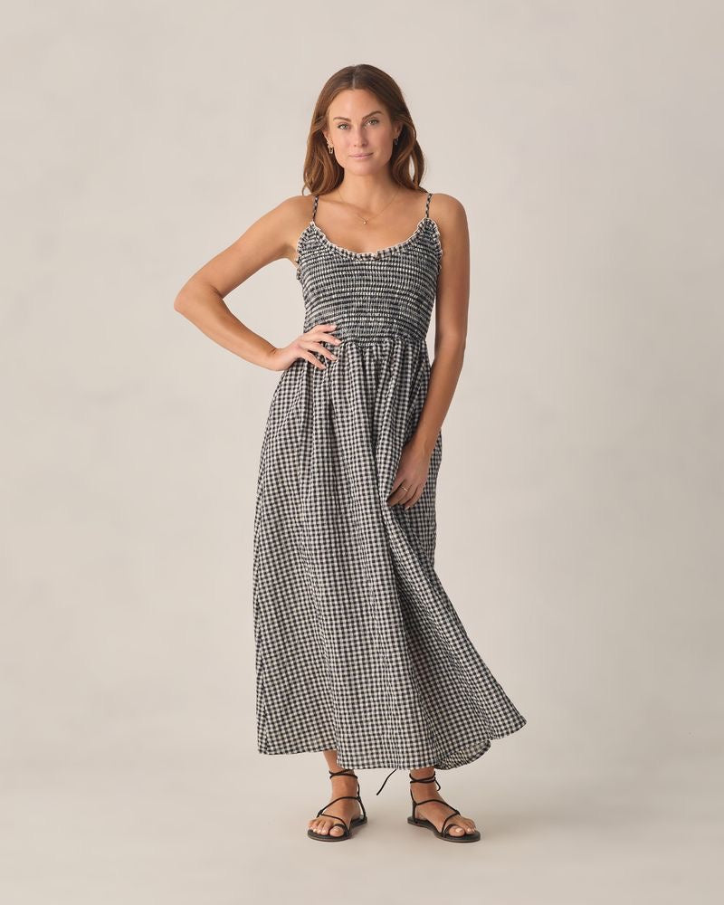 Women's Chrissy Dress - Black Gingham
