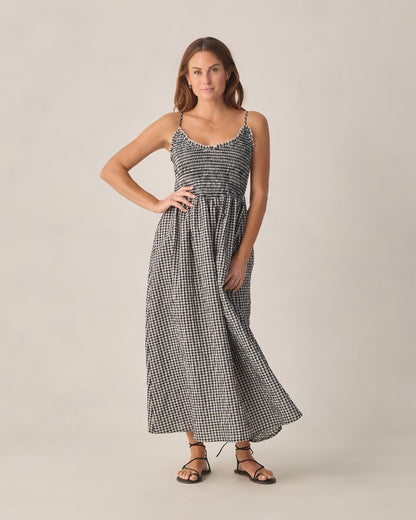 Women's Chrissy Dress - Black Gingham