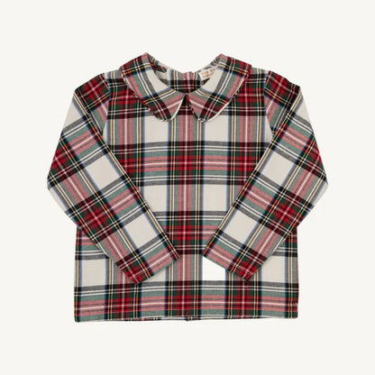 Peter Pan Collar Shirt (Long Sleeve Flannel)