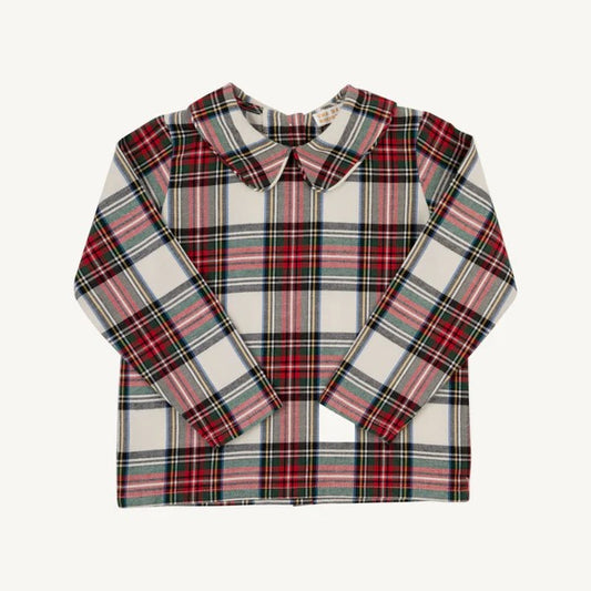Peter Pan Collar Shirt (Long Sleeve Flannel)