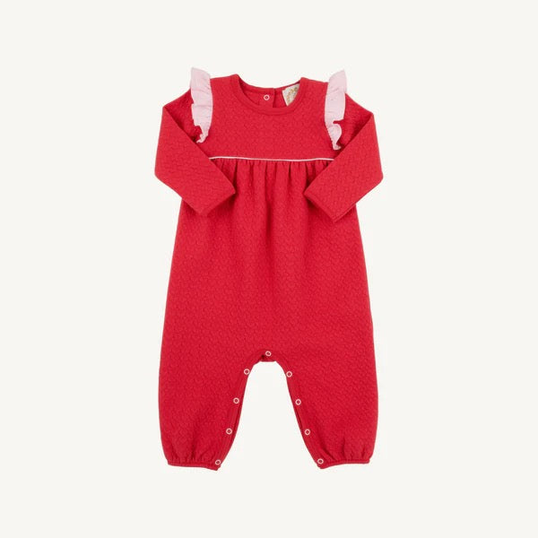 Leigh Ann Angel Sleeve Romper (Quilted)