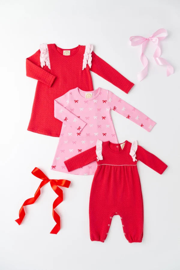 Leigh Ann Angel Sleeve Romper (Quilted)