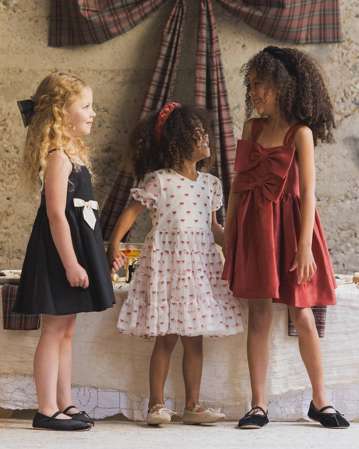 Dottie Dress - Red Bows