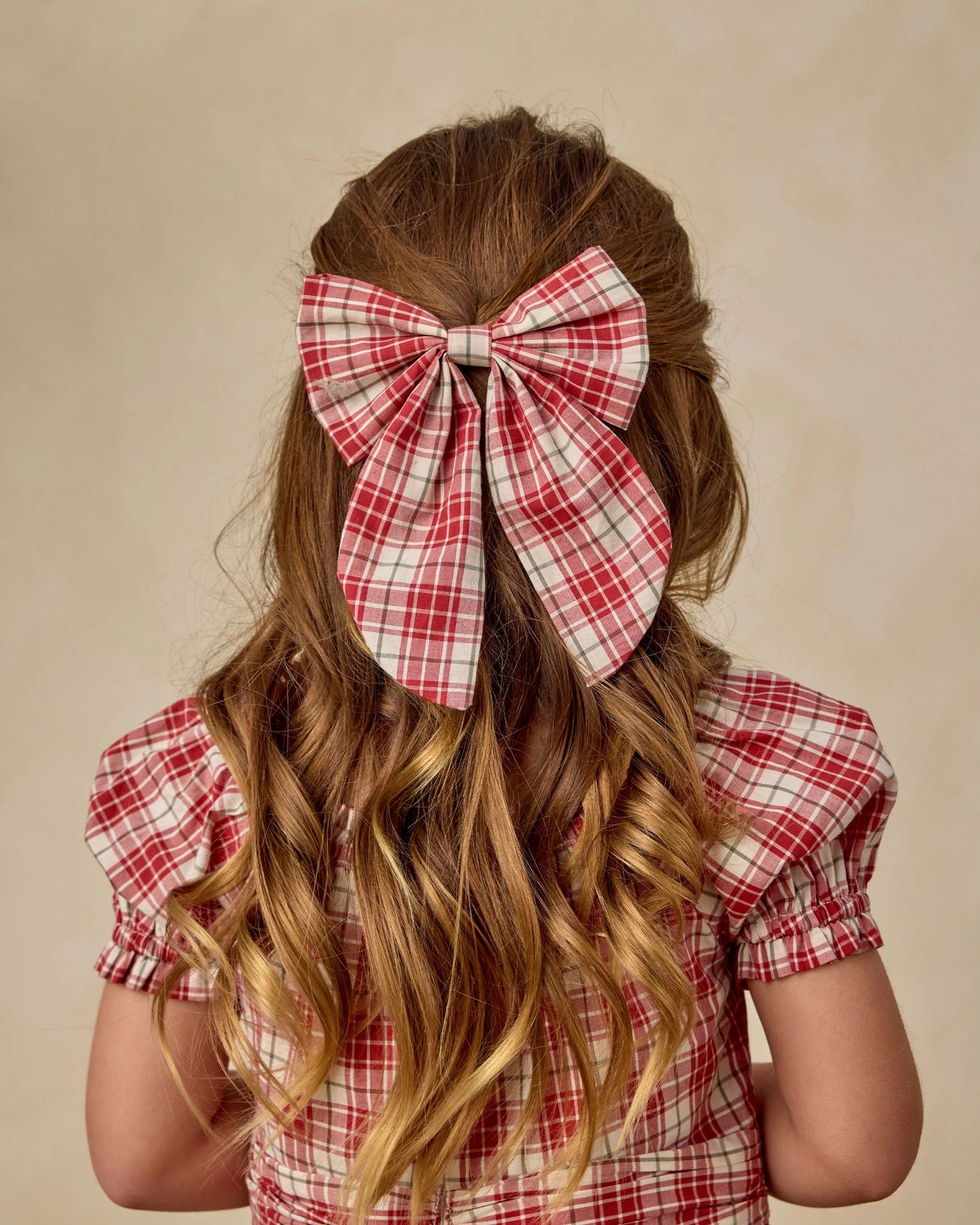 Everly Bow - Holiday Tartan