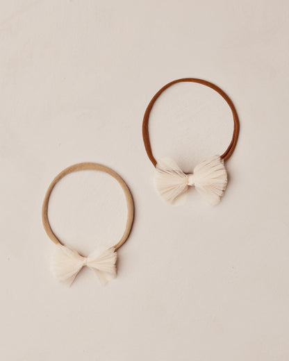 Flutter Tulle Headband - Antique