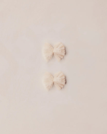Flutter Tulle Clips - Antique
