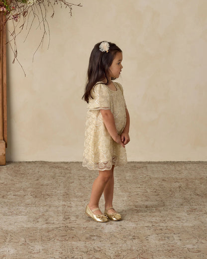 Flutter Tulle Clips - Antique