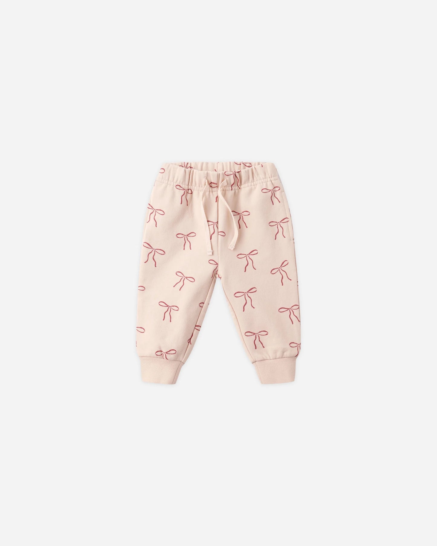 Relaxed Fleece Sweatpant- Red Bows