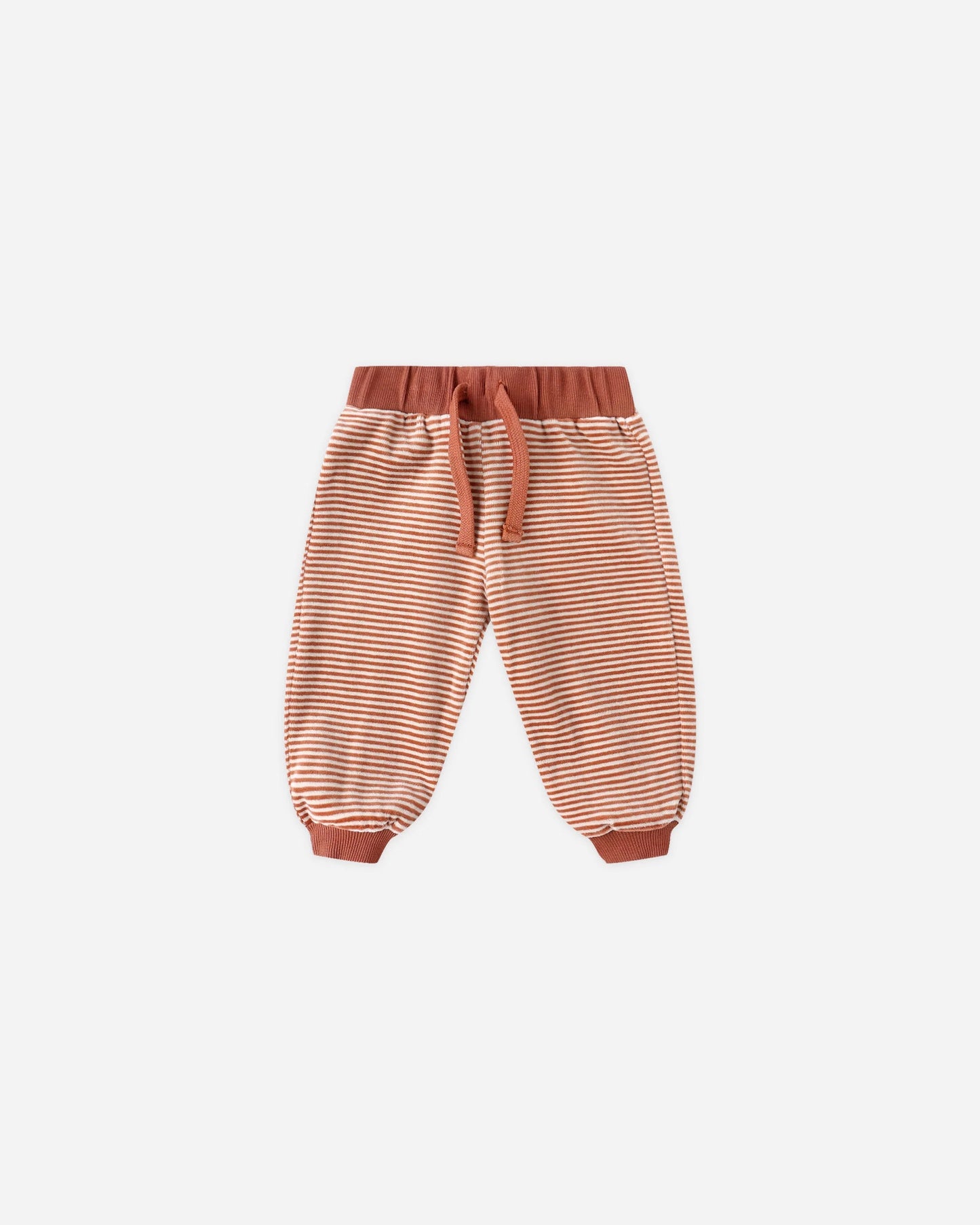 Velour Relaxed Sweatpants - Candy Stripe