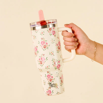 Lifestyle Flip Straw Tumbler-Endless Daydream Cream - 40 or 20 oz