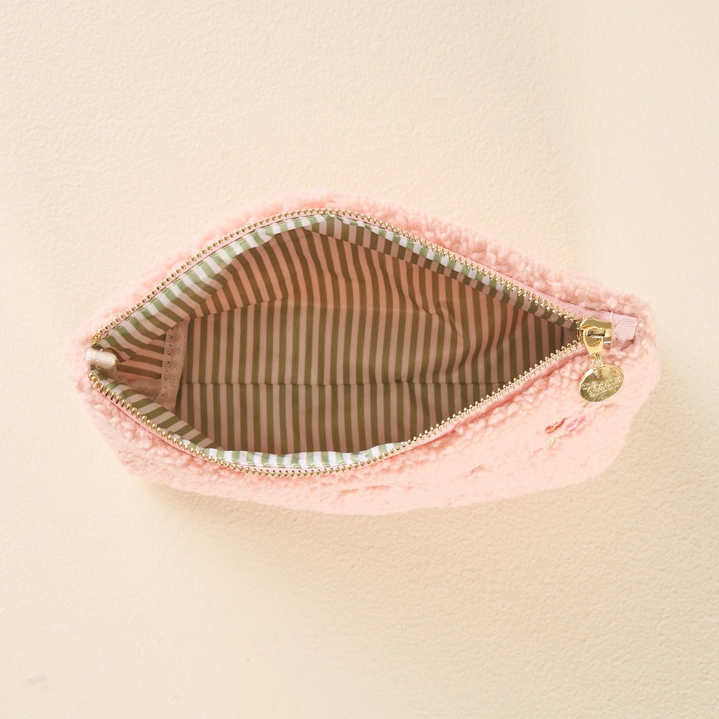 Teddy Pouch - Dainty Floral Pink