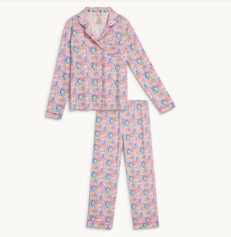 WOMEN'S LILY MODAL MAGNETIC CLASSIC WITH A TWIST LONG SLEEVE PAJAMA SET