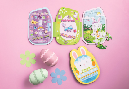 Blue Easter Magnetic Puzzle Book