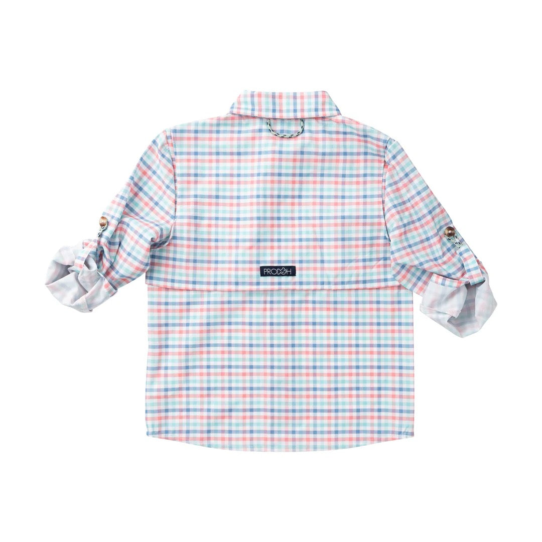 Boy's Fishing Shirt - Summer Plaid