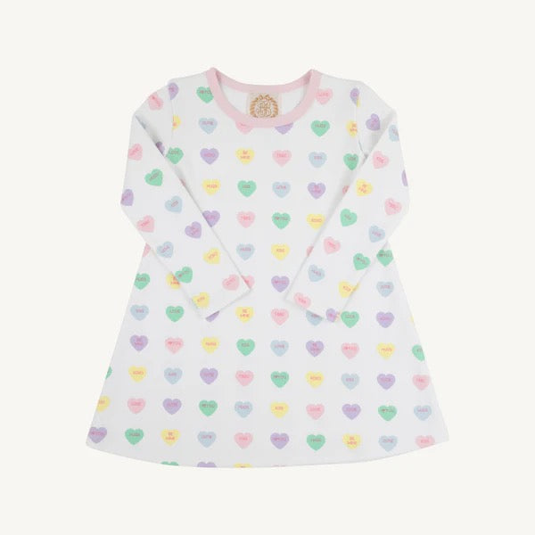 Longsleeve Poly Play Dress - We Heart You