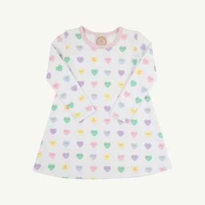Longsleeve Poly Play Dress - We Heart You