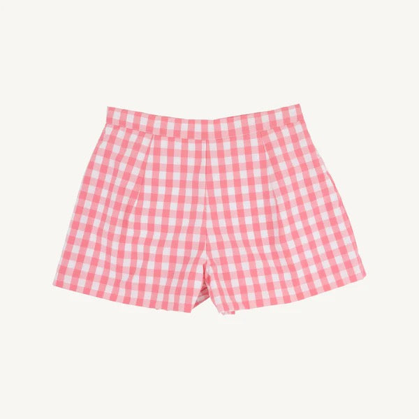 Sally Mae Shorts - Parrot Cay Coral Check