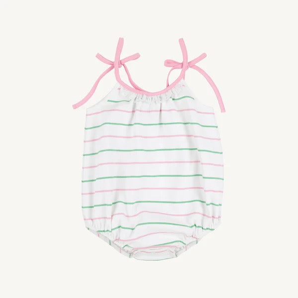 Junie B Bubble- Tradd Street Stripe with Pier Party Pink