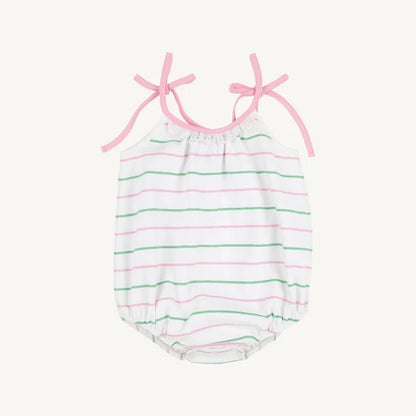 Junie B Bubble- Tradd Street Stripe with Pier Party Pink