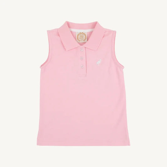 Sleeveless Anna Price Polo - Piew Party Pink