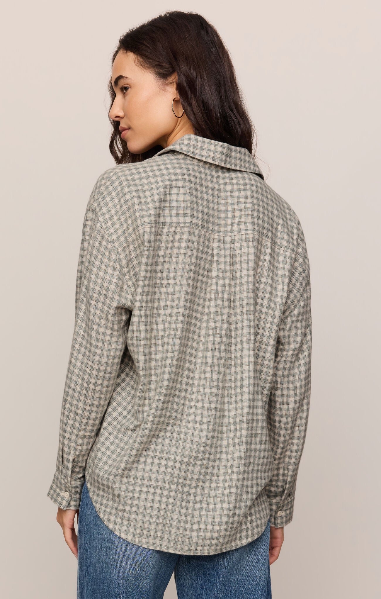 River Plaid Button Up - Emerald Cove