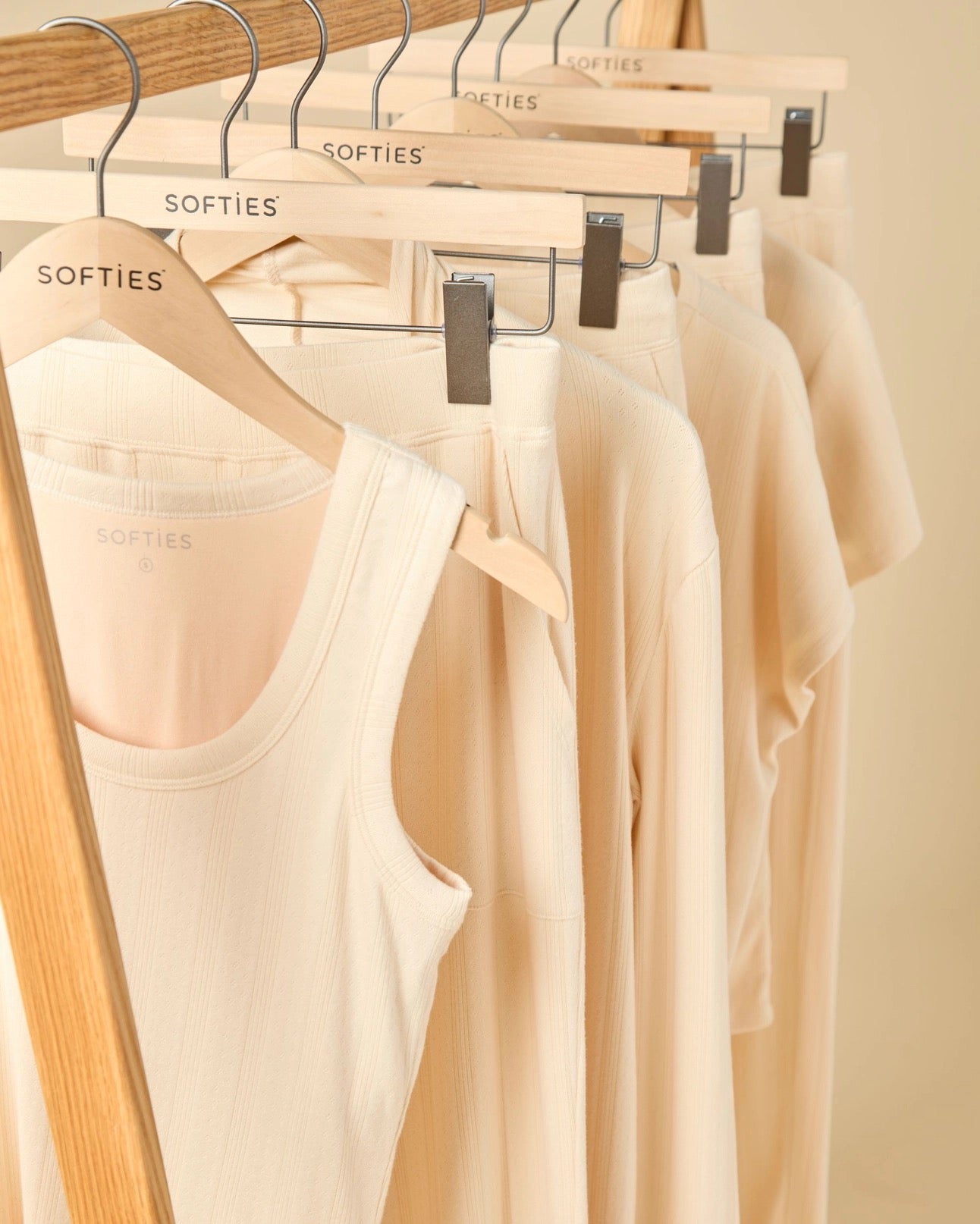 Pointelle Ballet Cardigan - Warm Sand