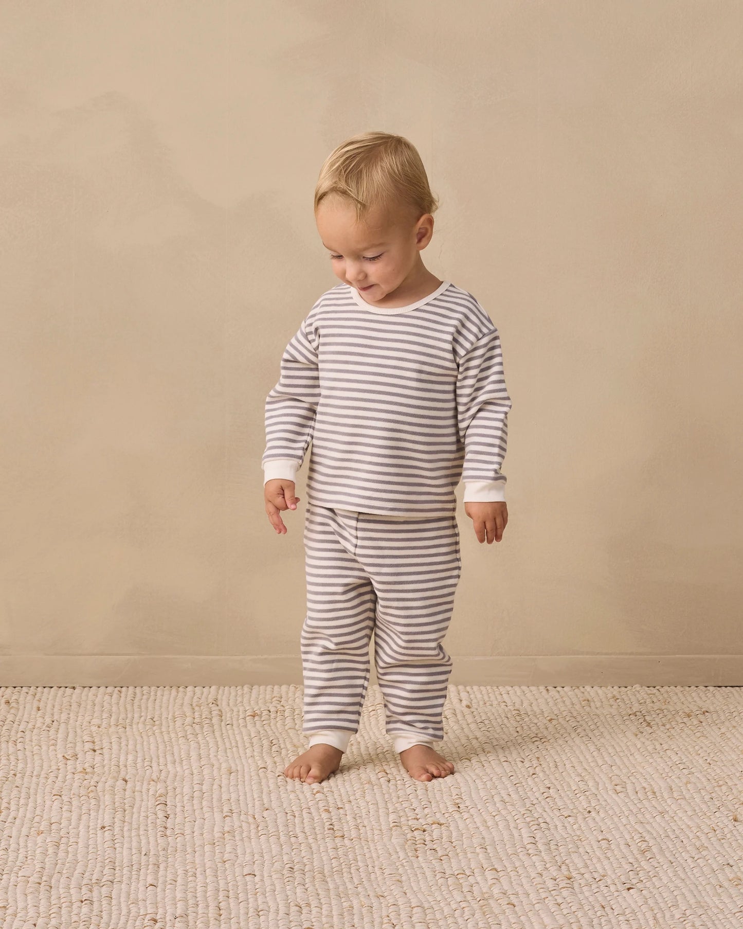 Cozy set - Slate Stripe