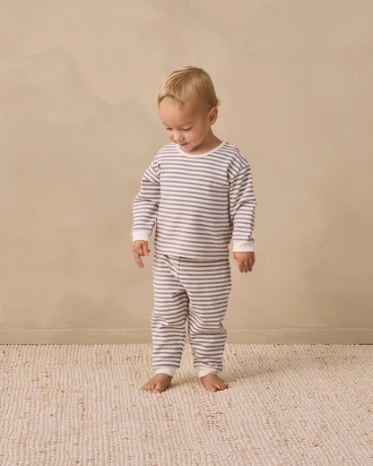 Cozy set - Slate Stripe