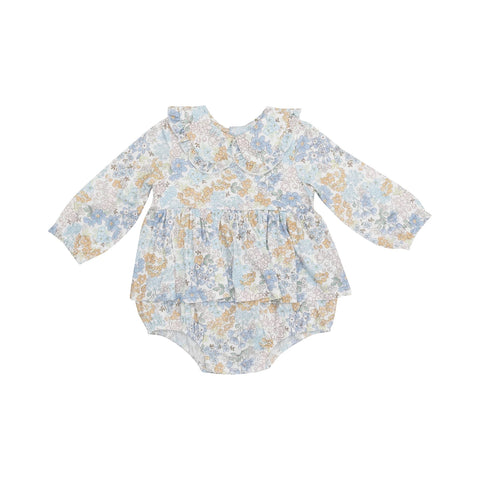 PETER PAN RUFFLE COLLAR BUBBLE W/ SKIRT - EDITH'S FLORAL