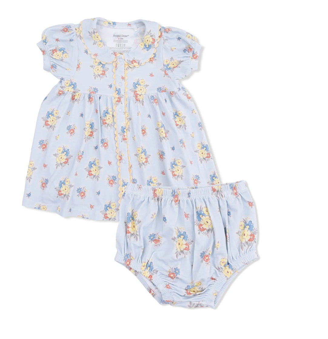 Betty Puff Sleeve Dress - Country Floral