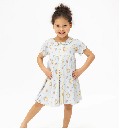 Betty Puff Sleeve Dress - Country Floral