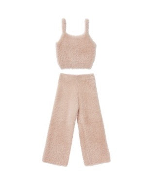 Fuzzy Knit Set - Blush