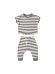 Terry tee + Pant Set - Retro Stripe