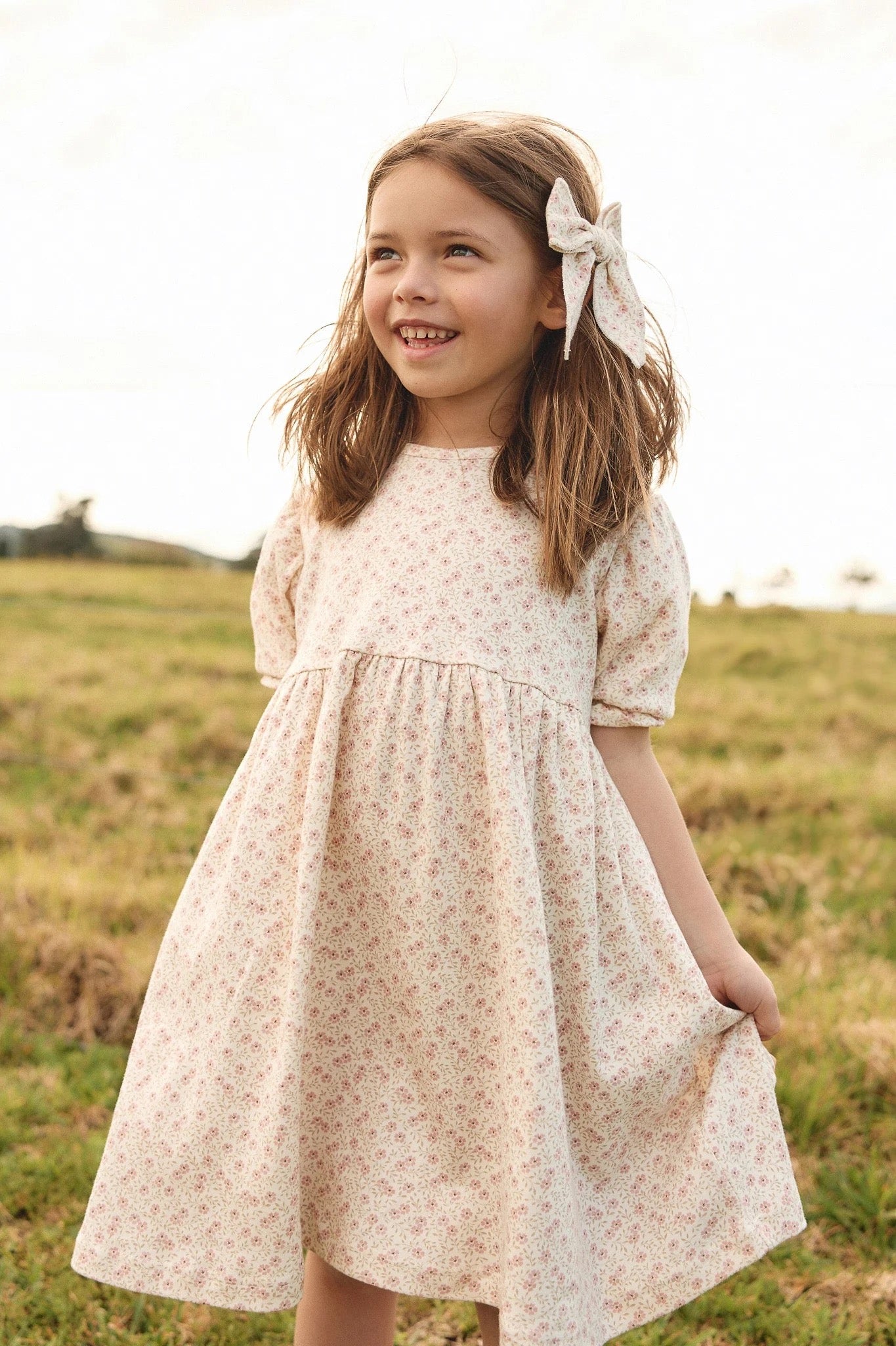 Organic Cotton Penny Dress - Emmy Egret