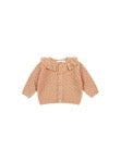 Ruffle Collar Cardigan