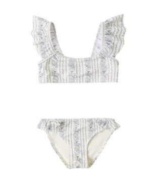 Hanalei Two-Piece Swimsuit - Blue Floral