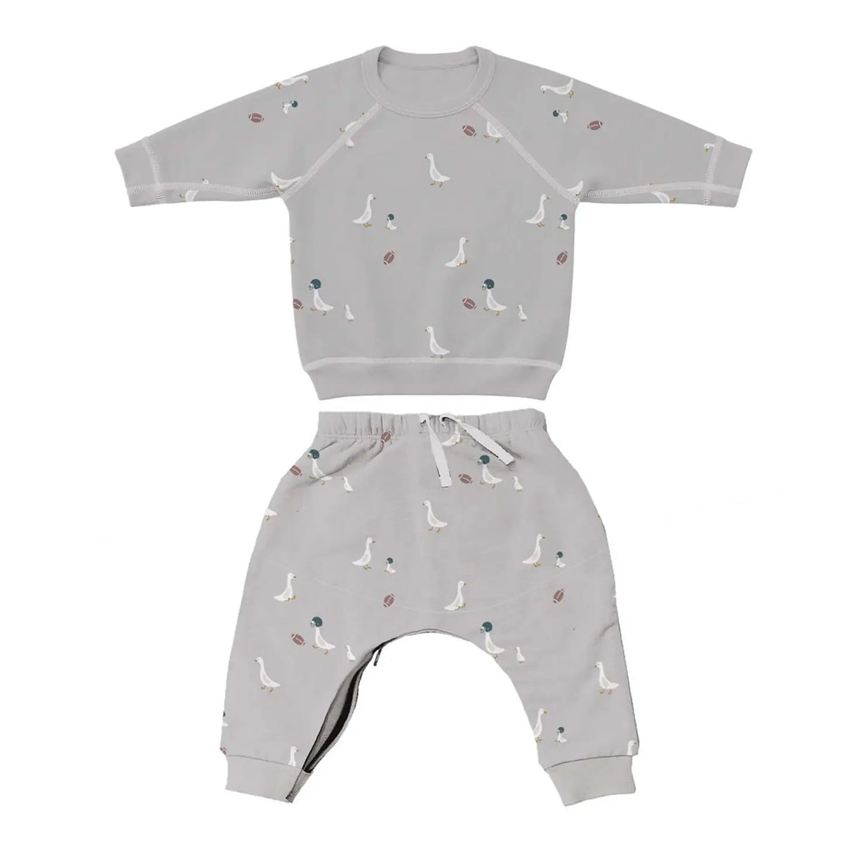 Fleece Sweatsuit - Football Goose
