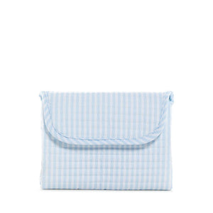 Quilted Changing Mat - Blue Stripe