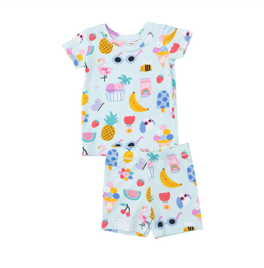 Short Lounge Wear Set - Ice cream Giggles
