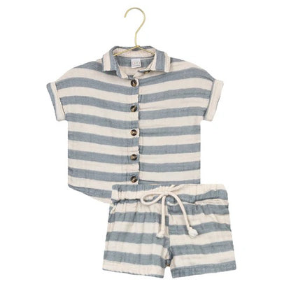 Cloud Muslin Short Set - Lincoln